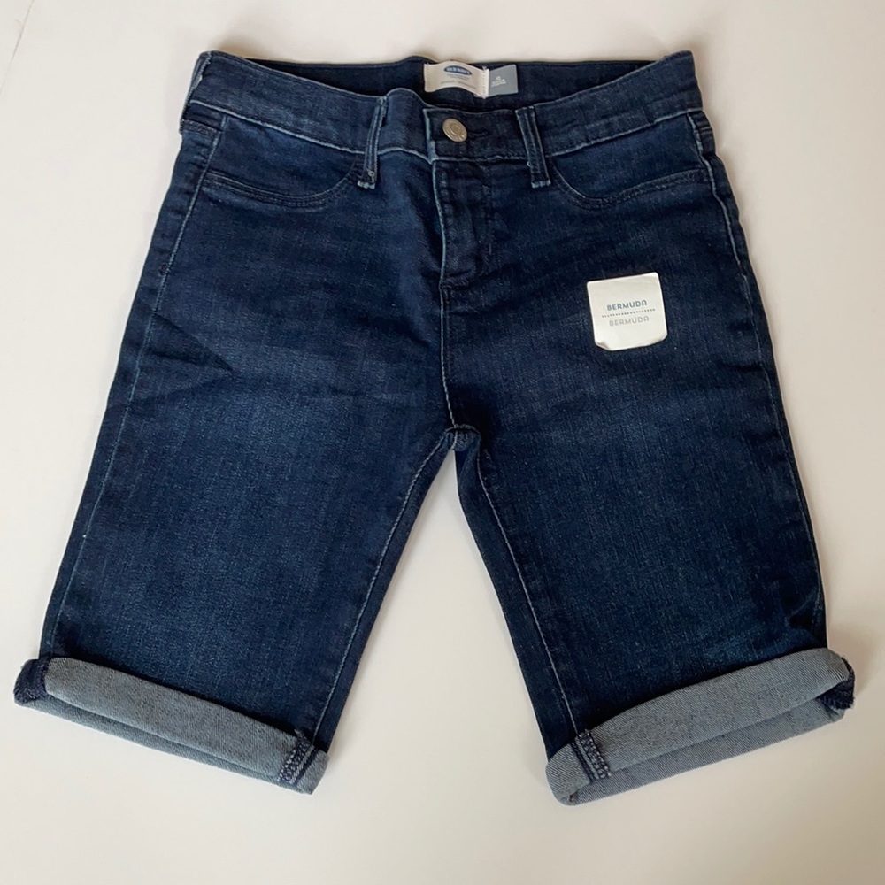 New Old Navy Bermuda Jean Shorts